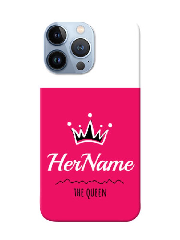 Custom iPhone 13 Pro Max King Custom Phone Case with Her Name Design