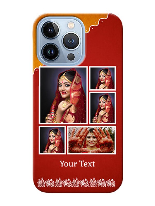 Custom iPhone 13 Pro customized phone cases: Wedding Pic Upload Design