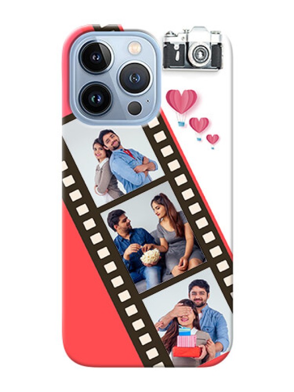 Custom iPhone 13 Pro custom phone covers: 3 Image Holder with Film Reel