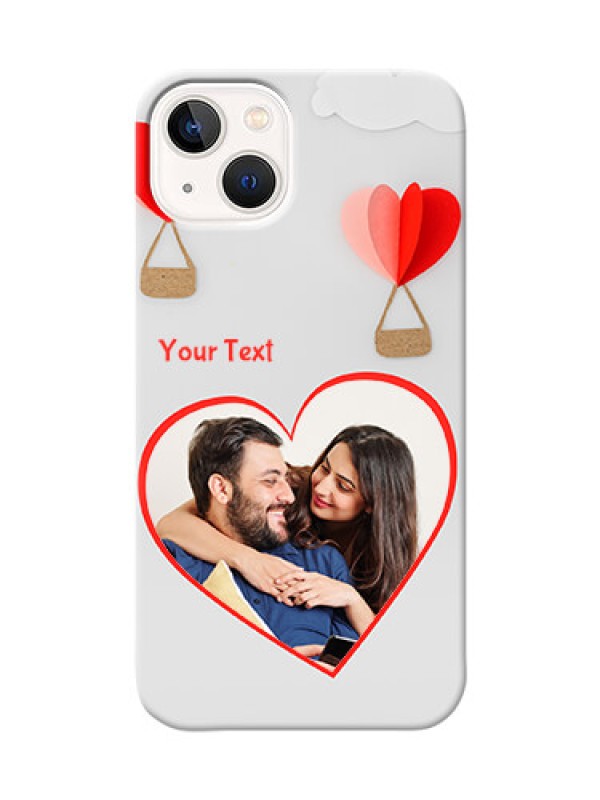 Custom iPhone 14 Plus Phone Covers: Parachute Love Design