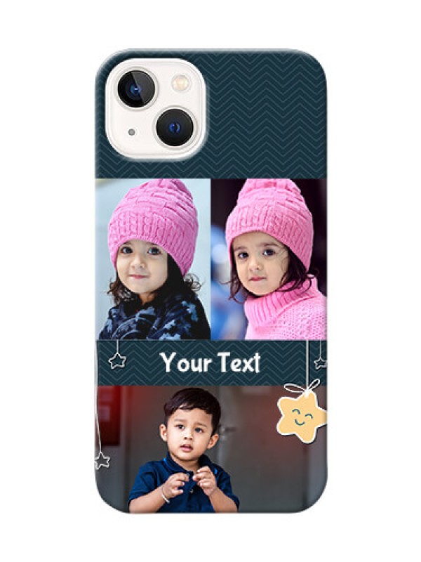 Custom iPhone 14 Plus Mobile Back Covers Online: Hanging Stars Design