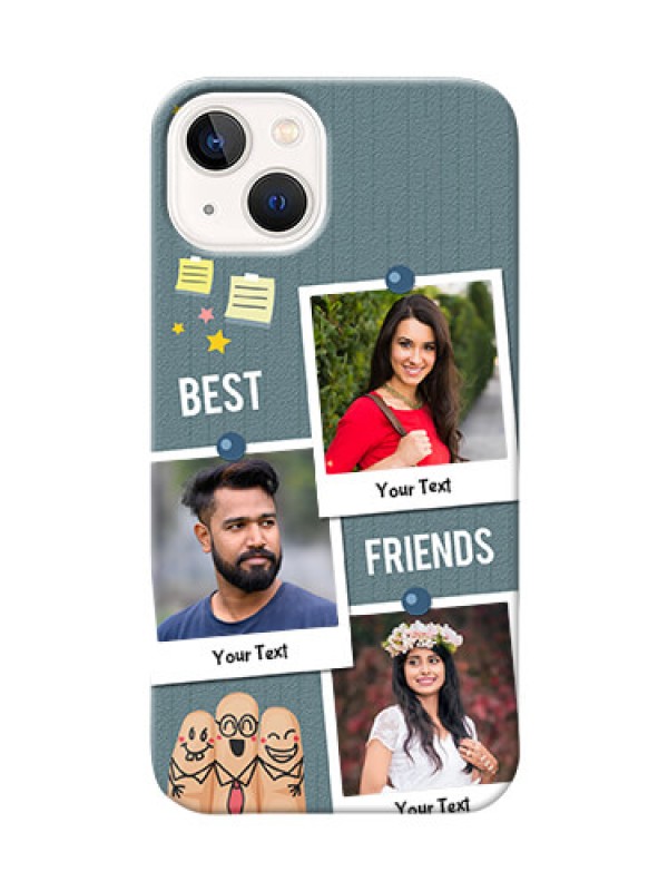 Custom iPhone 14 Plus Mobile Cases: Sticky Frames and Friendship Design