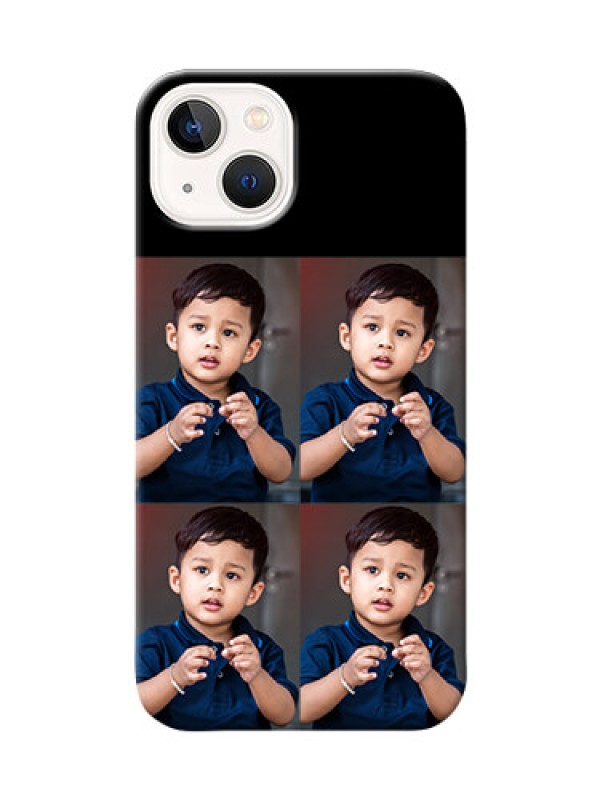 Custom iPhone 14 Plus 4 Image Holder on Mobile Cover