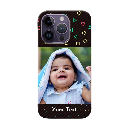 Buy iPhone 14 Pro custom mobile cases with confetti birthday design