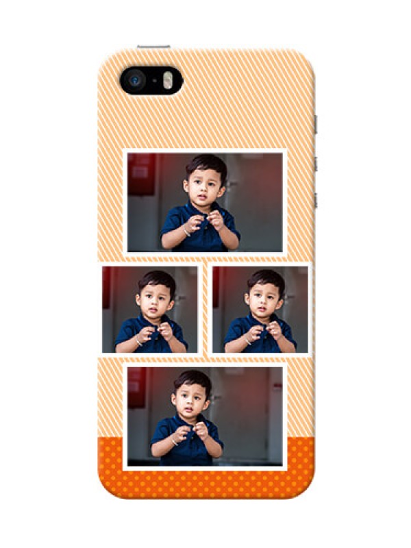 Custom iPhone 5s Mobile Back Covers: Bulk Photos Upload Design