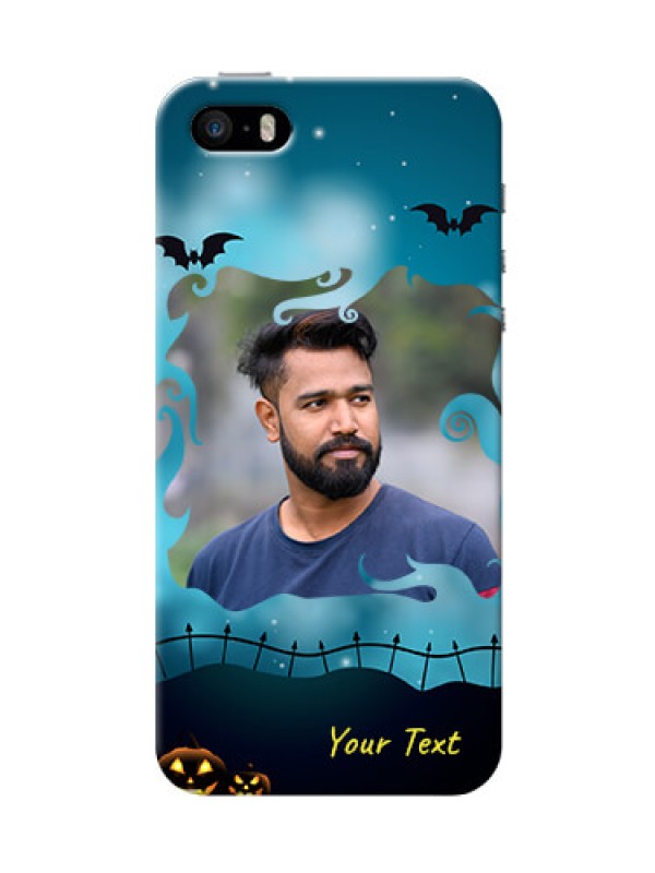 Custom iPhone 5s Personalised Phone Cases: Halloween frame design