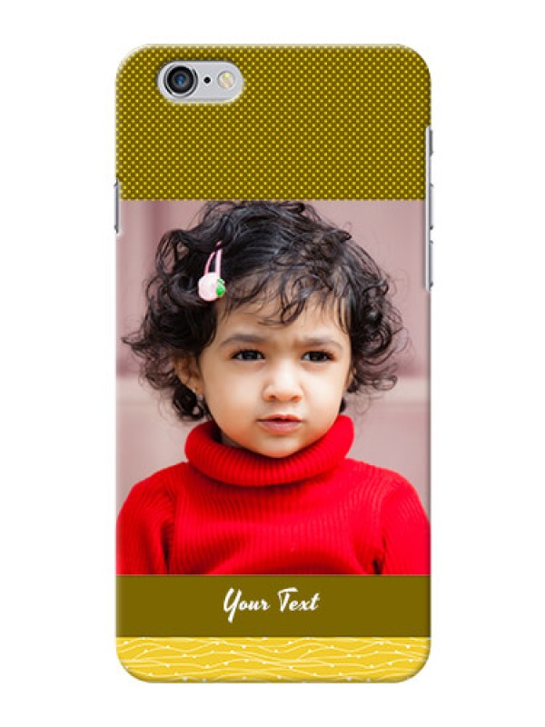 Custom iPhone 6 Plus custom mobile back covers: Simple Green Color Design