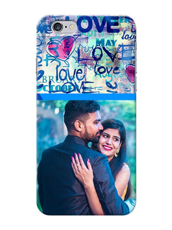 Custom iPhone 6 Mobile Covers Online: Colorful Love Design