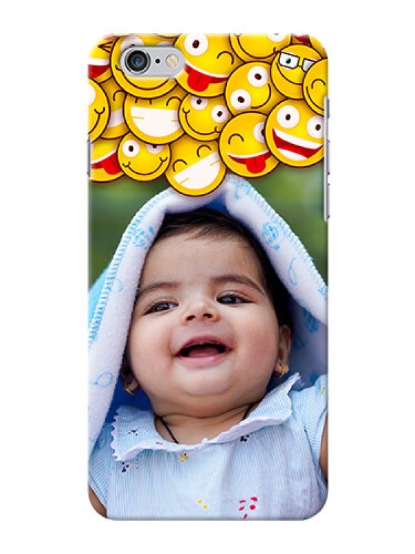 Custom iPhone 6s Plus Custom Phone Cases with Smiley Emoji Design