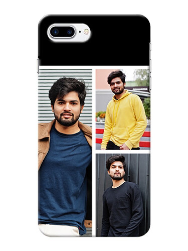 Custom iPhone 8 Plus Custom Mobile Cover: Upload Multiple Picture Design