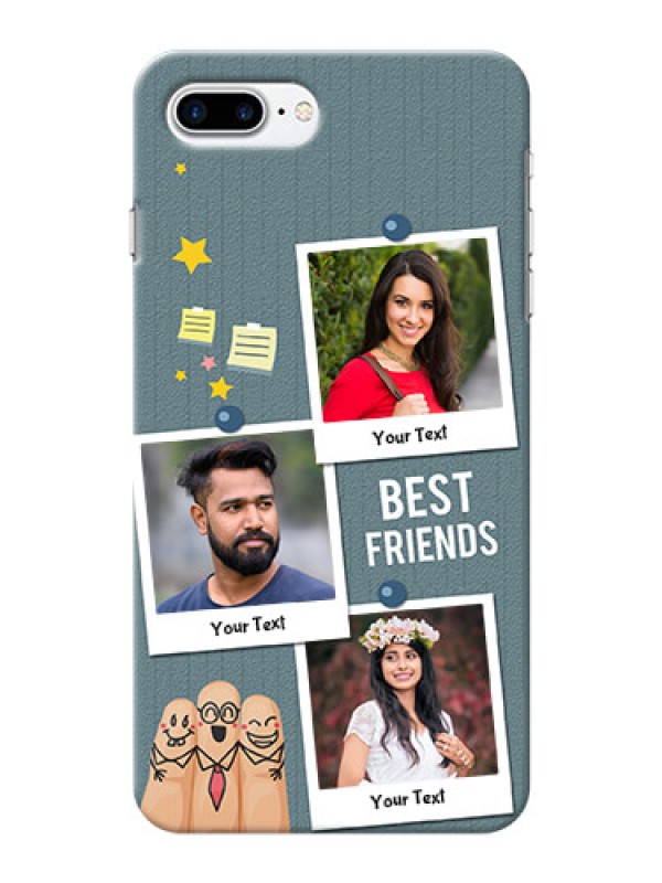 Custom iPhone 8 Plus Mobile Cases: Sticky Frames and Friendship Design