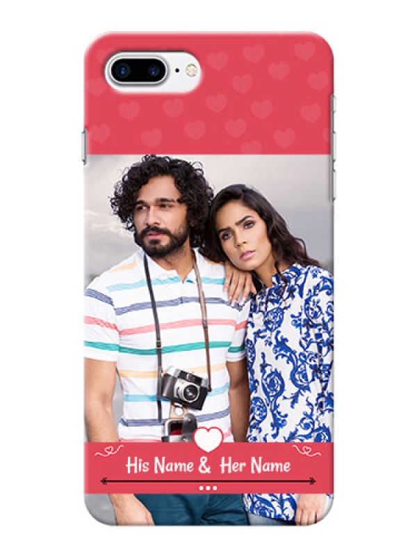Custom iPhone 8 Plus Mobile Cases: Simple Love Design