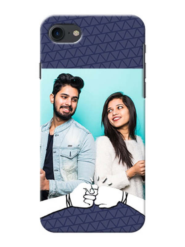 Custom iPhone 8 Mobile Covers Online with Best Friends Design  