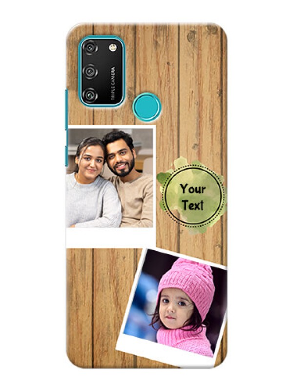 Custom Honor 9A Custom Mobile Phone Covers: Wooden Texture Design