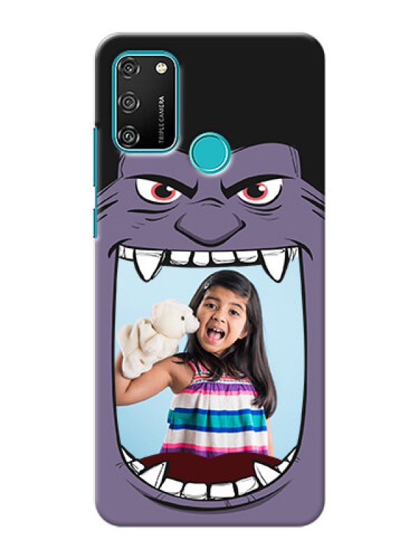 Custom Honor 9A Personalised Phone Covers: Angry Monster Design