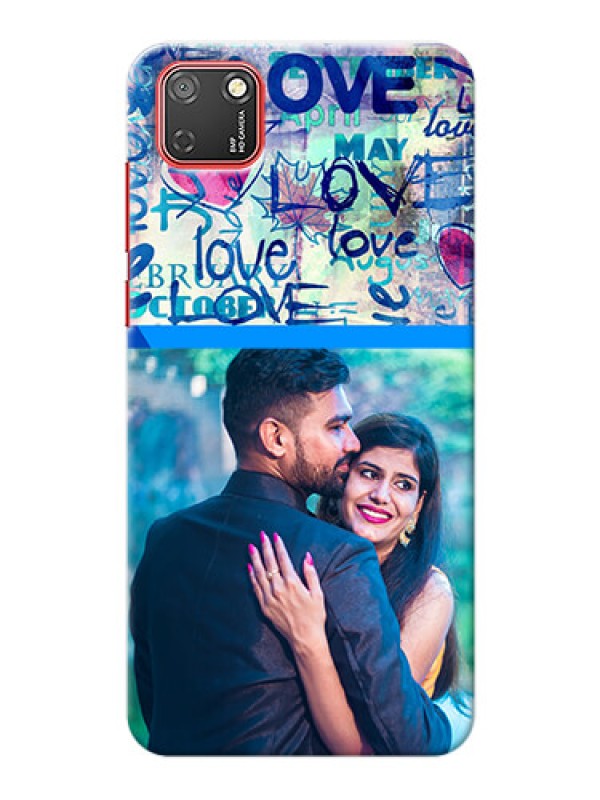 Custom Honor 9S Mobile Covers Online: Colorful Love Design