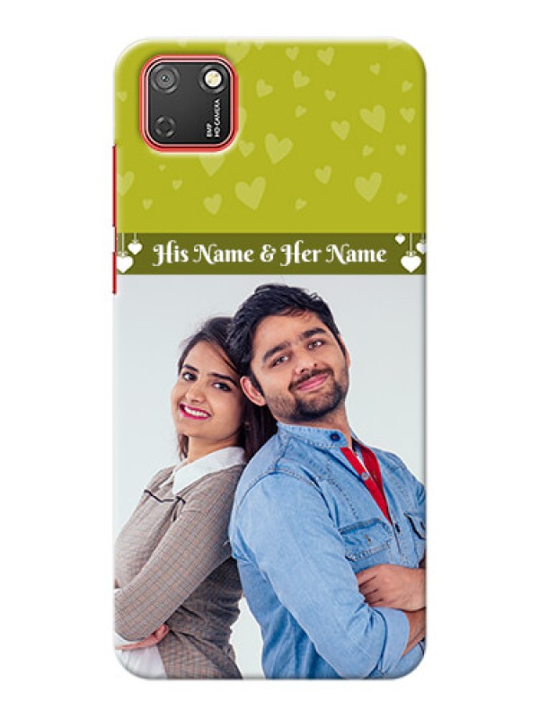 Custom Honor 9S custom mobile covers: You & Me Heart Design