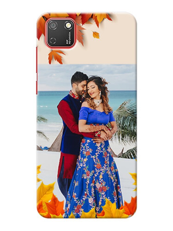 Custom Honor 9S Mobile Phone Cases: Autumn Maple Leaves Design