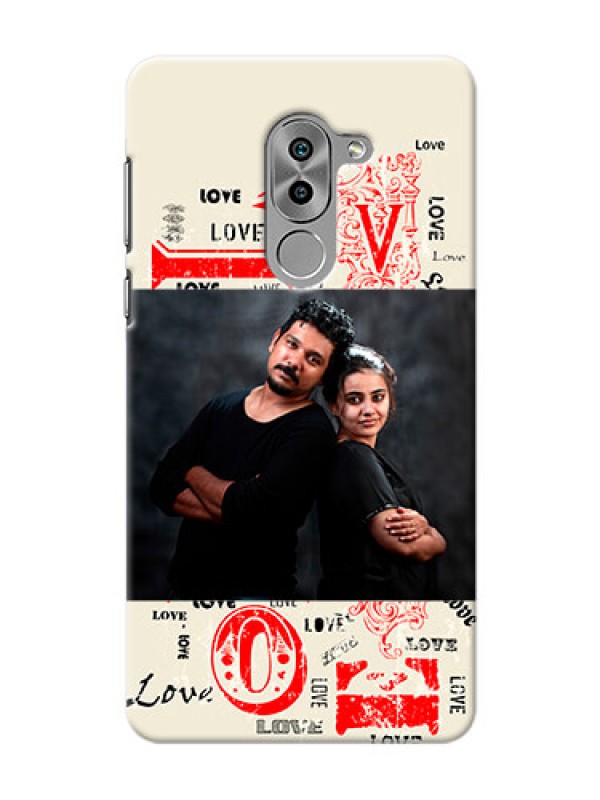 Custom Huawei Honor 6X Lovers Picture Upload Mobile Case Design