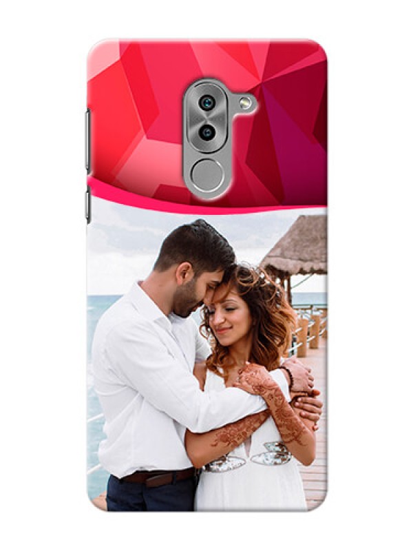 Custom Huawei Honor 6X Red Abstract Mobile Case Design