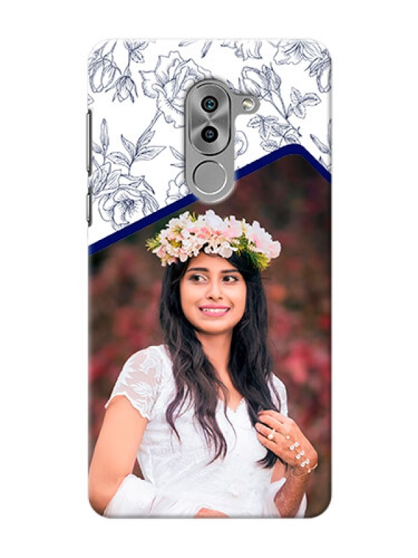 Custom Huawei Honor 6X Floral Design Mobile Cover Design
