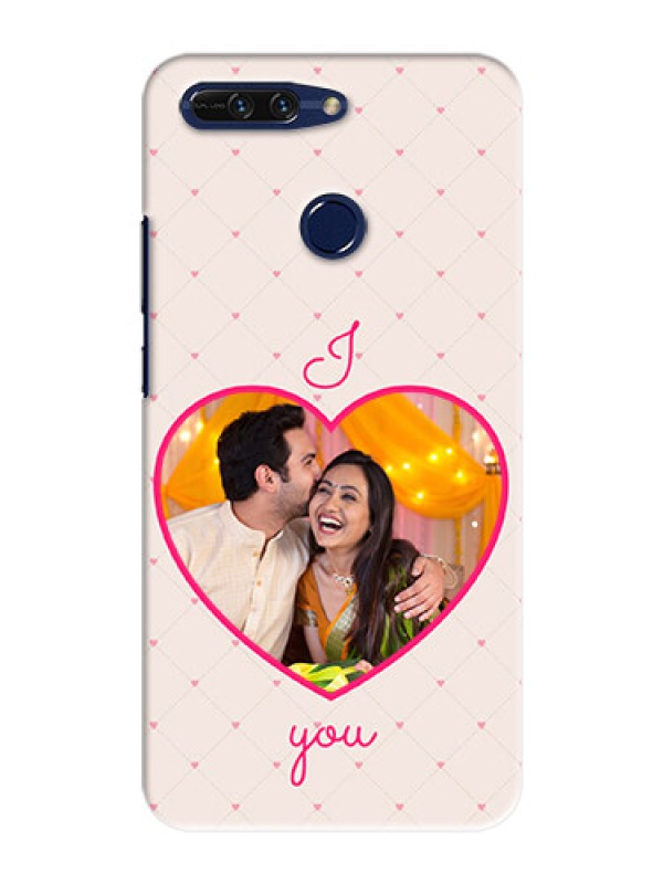 Custom Huawei Honor 8 Pro Love Symbol Picture Upload Mobile Case Design