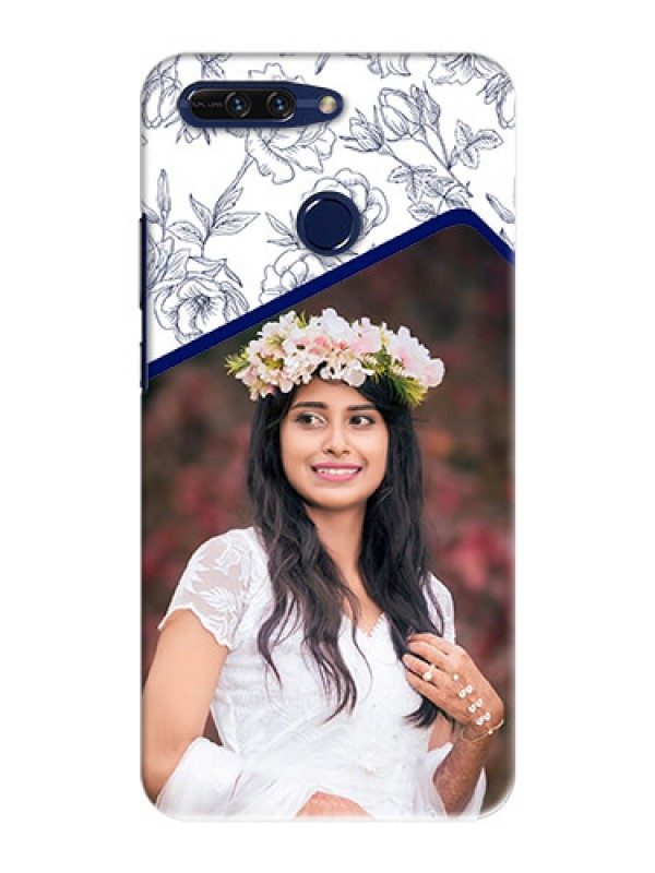 Custom Huawei Honor 8 Pro Floral Design Mobile Cover Design