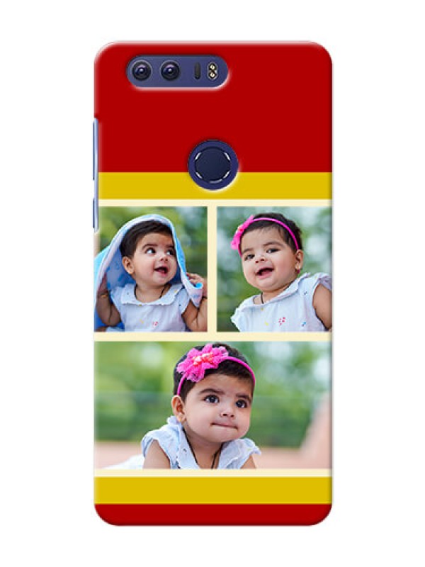 Custom Huawei Honor 8 Multiple Picture Upload Mobile Cover Design