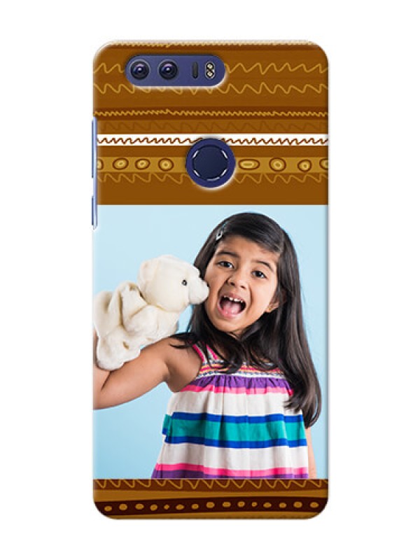 Custom Huawei Honor 8 Friends Picture Upload Mobile Cover Design