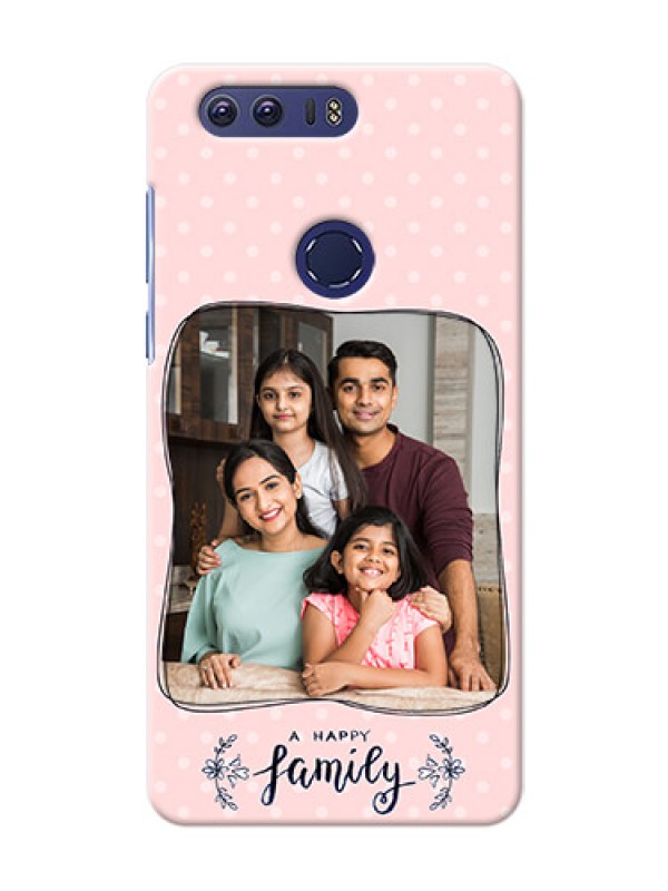 Custom Huawei Honor 8 A happy family with polka dots Design