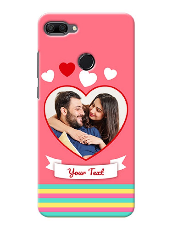 Custom Huawei Honor 9n Personalised mobile covers: Love Doodle Design