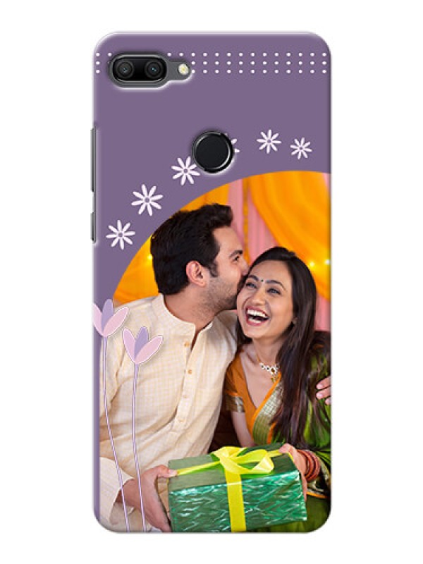Custom Huawei Honor 9n Phone covers for girls: lavender flowers design 