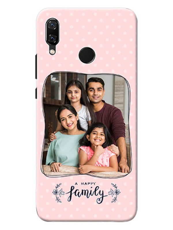 Custom Huawei Nova 3 A happy family with polka dots Design