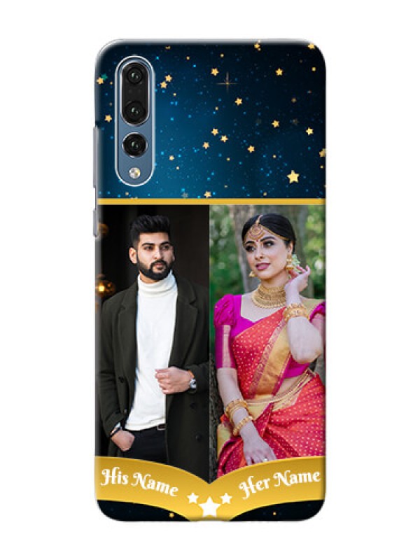 Custom Huawei P20 Pro 2 image holder with galaxy backdrop and stars  Design