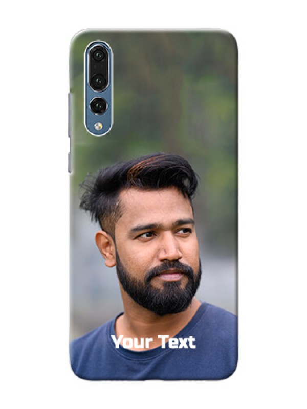 Custom P20 Pro Mobile Cover: Photo with Text