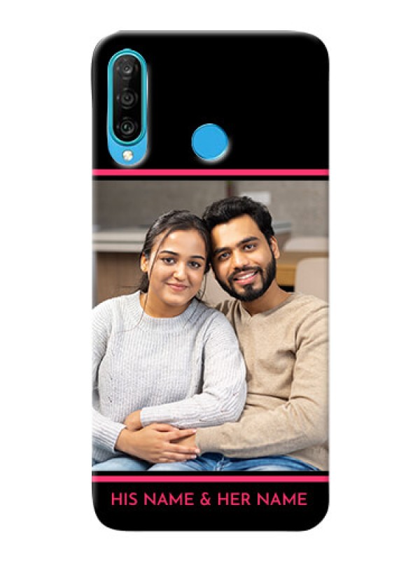 Custom Huawei P30 Lite Mobile Covers With Add Text Design