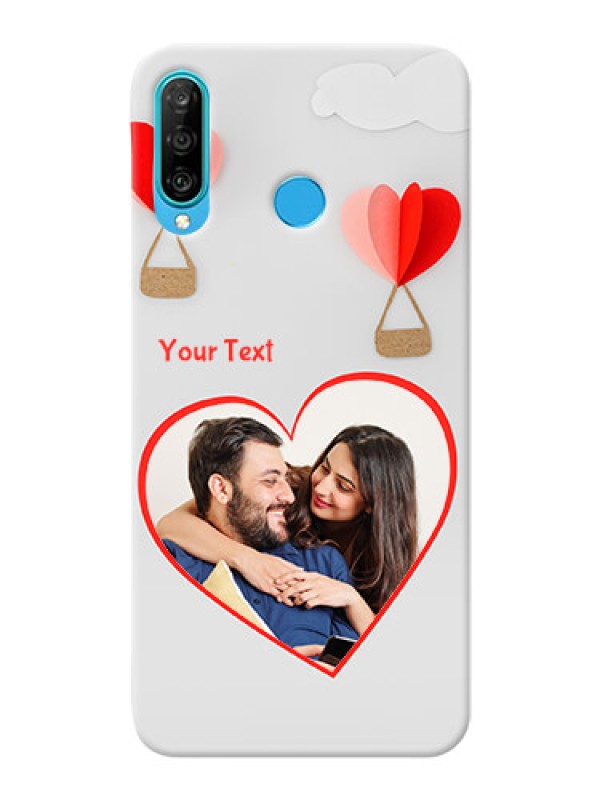 Custom Huawei P30 Lite Phone Covers: Parachute Love Design