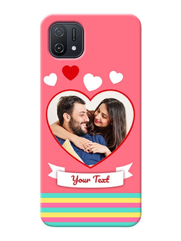 Custom Oppo A16k Personalised mobile covers: Love Doodle Design