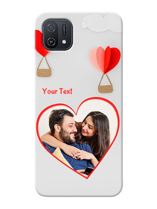 Custom Oppo A16k Phone Covers: Parachute Love Design