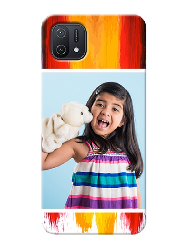Custom Oppo A16k custom phone covers: Multi Color Design