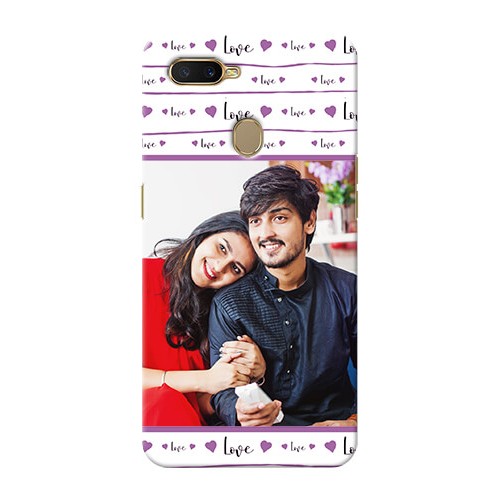 Oppo A5s Mobile Back Covers Couples Heart Design