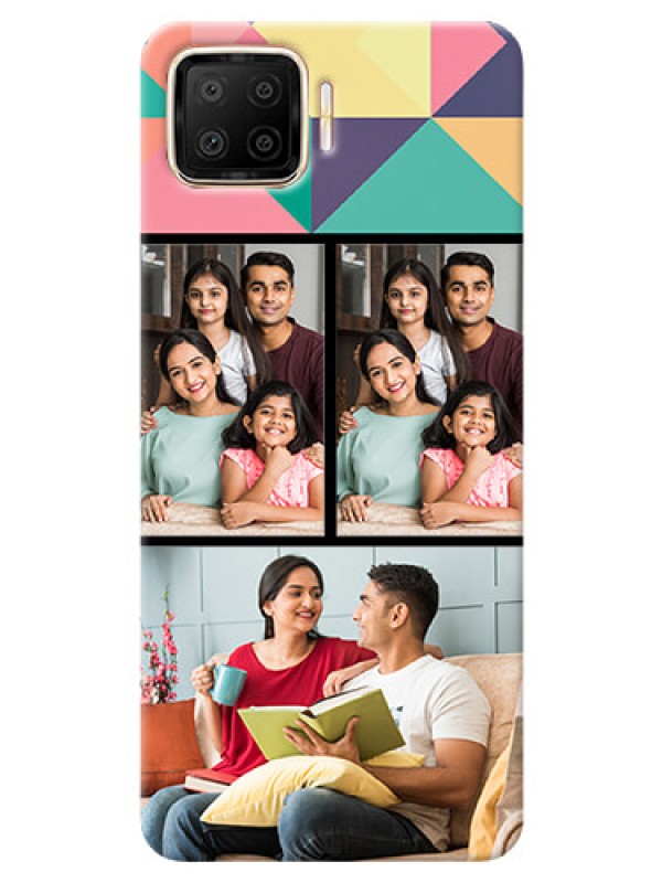Custom Oppo F17 personalised phone covers: Bulk Pic Upload Design