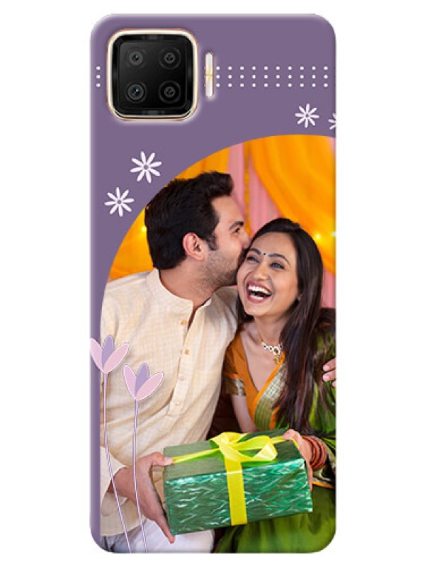 Custom Oppo F17 Phone covers for girls: lavender flowers design 