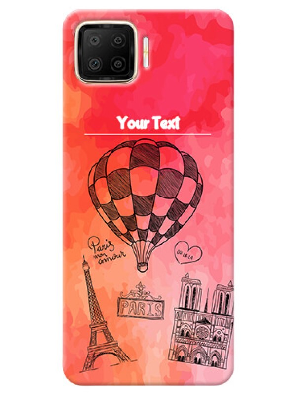 Custom Oppo F17 Personalized Mobile Covers: Paris Theme Design