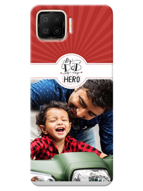 Custom Oppo F17 custom mobile phone cases: My Dad Hero Design