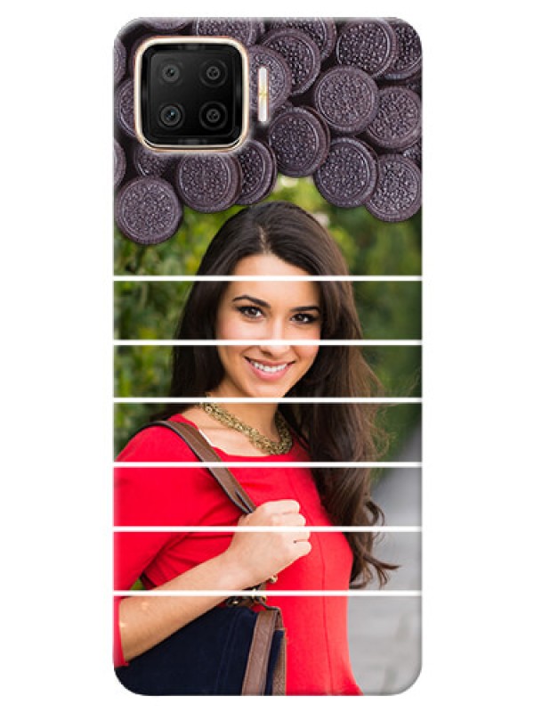 Custom Oppo F17 Custom Mobile Covers with Oreo Biscuit Design