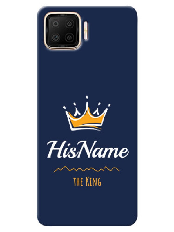 Custom Oppo F17 King Phone Case with Name
