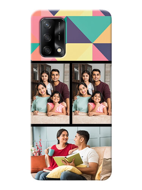 Custom Oppo F19s personalised phone covers: Bulk Pic Upload Design