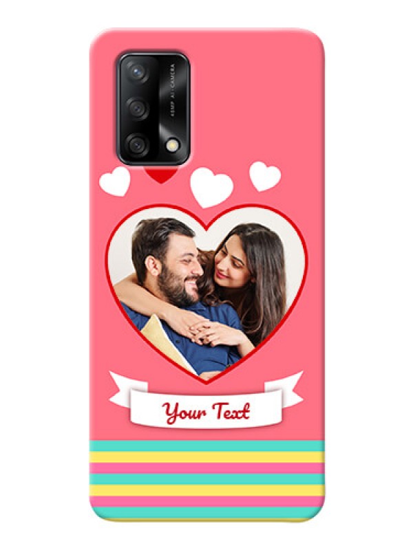 Custom Oppo F19s Personalised mobile covers: Love Doodle Design