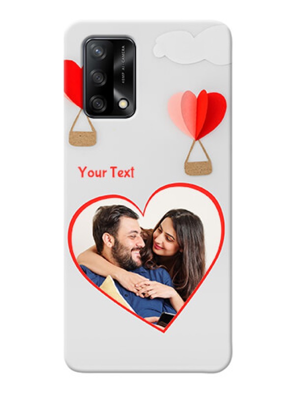 Custom Oppo F19s Phone Covers: Parachute Love Design